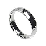 6mm Stainless Steel Comfort Fit Classic Wedding Band Ring Available in Sizes 5-13; W/ Free Gift Pouch (5)