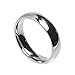 6mm Stainless Steel Comfort Fit Classic Wedding Band Ring Available in Sizes 5-13; W/ Free Gift Pouch (5)