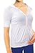 Ooh La La Women's Short Sleeve Front Zip Hoodie Sweater Jacket Cardigan