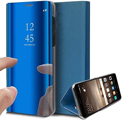 Jinghuash Mirror Makeup Flip PU Leather Wallet Case Compatible for Xiaomi MI 9,Plating Mirror Wallet Case with Kickstand Card Holders Magnetic Closure Leather Folio Case for Man and Women