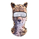 JIUSY 3D Cute Animal Ears Face Mask Windproof Breathable Balaclava for Skiing Cycling Motorcycle Snowboard Skateboard Hiking Fishing Halloween Party BB-G-02