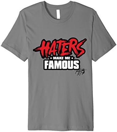 Men's PITFIT- Haters Make Me Famous T-shirt XL Slate