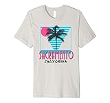 Sacramento California T Shirt Retro CA Cool