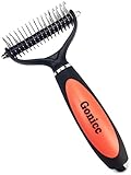 Gonicc Professional Dematting Comb with 2 Sided For Dogs and Cats, 17+9 Precision Teeth, Ergonomically designed, Lifetime Satisfaction Guarantee