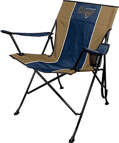 NFL Los Angeles Rams TLG8 Folding Chair with Carrying Case, 250 lb, Blue