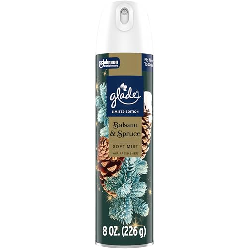 Glade Air Freshener Room Spray, Balsam & Spruce, Odor Fighting to Deliver Long Lasting Freshness, 8 Oz