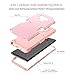 BENTOBEN Case for Samsung Galaxy Note 9,Full Body Shockproof Impact Resistant 3 in 1 Hybrid Hard PC Outer Shell and Soft Silicone Anti-Scratch Protective Phone Case for Samsung Note 9, Rose Gold
