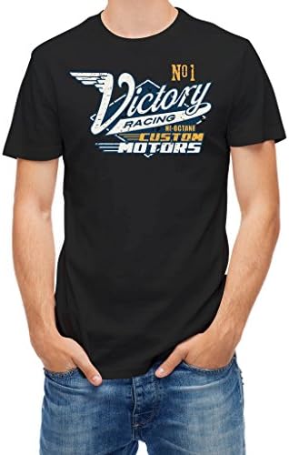 T-shirt Victory racing motorcycle riders Black XL