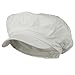 e4Hats.com Big Size Cotton Newsboy Hat - White OSFM