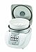 Panasonic 10 Cup (Uncooked) Rice Cooker with Fuzzy Logic and One-Touch Cooking for Brown Rice, White Rice, and Porridge or Soup – 1.8 Liter – SR-DF181 (White)