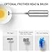 Handheld Milk Frother, ZCOONE Electric Drink Mixer Battery Operated Milk Foamer For Coffee, Latte, Cappuccino, Hot Chocolate with 2 Stainless Steel Whisks