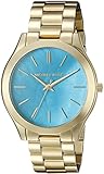 Michael Kors Women's Slim Runway Gold-Tone Watch MK3492