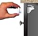 Baby Safety Magnetic Child Cabinet Locks - Baby Proof & Easy to Install - No Tools, Drilling or Screws to Damage your Cabinets, Cupboards, Drawers [4 Locks + 1 Key]