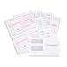 1099 MISC Forms 2019, 4 Part Tax Forms Kit, 25 Vendor Kit of Laser Forms Designed for QuickBooks and Accounting Software, 25 Self Seal Envelopes Included primary