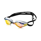 Speedo Speed Socket 2.0 Mirrored Swim Goggles, Vapor, One Size