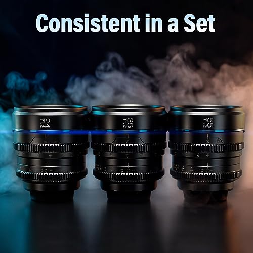 SIRUI Night Walker 35mm T1.2 Cine Size S35 Wide Angle Manual Focus Wide Aperture Lens for MFT-Mount Cameras for GH6 GH5II BMPCC 4K OM-1 Z CAM (MS35M, Black)