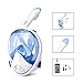 Jogoo 180° View Snorkel Mask,Full Face and anti-fog anti-leak Design For Snorkeling,GoPro Compatible,longer Snorkeling Tube,See More With Larger Viewing Area Than Traditional Masks.