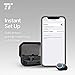 True Wireless Earbuds, TaoTronics Bluetooth 5.0 Headphones IPX7 Waterproof Built-in Mic with 3350mAh Charging Case for 1 Week Extended Playtime