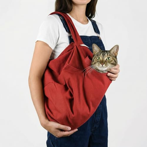 Cozy Comfort Carrier (XL (for large breeds, long and lean, 20-36 lb.), Red) — image 1