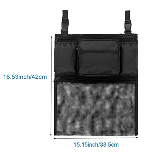 Wheelchair Bag for Back of Chair Wheelchair Storage Back Bag with Big Mesh Pocket for Electric Wheelchairs, Manual Wheelchairs, Lightweight and Easy to Use - Thumbnail 4