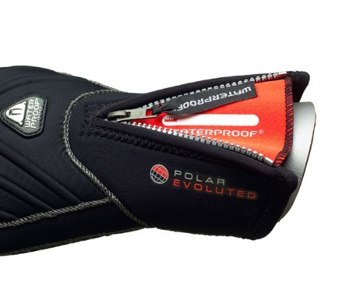 Waterproof New Tusa 7mm 3-Finger Stretch Neoprene Semi-Dry Gloves (X-Large)