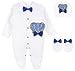 Lilax Baby Boy Newborn Crown Jewels Layette 3 Piece Gift Set