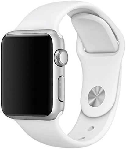 Soft Silicone Band Replacement Bracelet Sport Wrist Strap for all Apple Watch Nike+, Series 1,2,3 Sport, Edtion