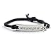 YOYONY 10 PCS PACK ! Inspirational Gift Set Random Inspirational Message Adjustable Leather Bracelets,Great Gifts For Friends Family Students Class mates Club members! (silver)