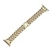 Crystal Rhinestone Diamond Watch Band Luxury Stainless Steel Bracelet Strap Watch Bands for Apple Watch series 1 series 2 series 3 (38mm Gold)