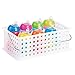 iDesign Spa BPA-Free Recycled Plastic Medium Stackable Basket, 8.7