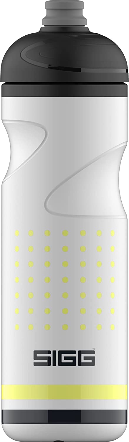Sigg - Soft Bike Water Bottle - Pulsar White - Squeezable - Dishwasher Safe - Lightweight - Leakproof - BPA Free - 0.75 L