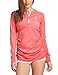 Baleaf Women's Long Sleeve Half-Zip Sun Protection Rashguard Side Adjustable Swim Shirt