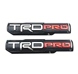 MAX WHOLESALE Pair 2016-2018 Tacoma TRD PRO Fender Door Side Badges Emblem Decal Sticker For Toyota Tacoma Pro