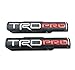 MAX WHOLESALE Pair 2016-2018 Tacoma TRD PRO Fender Door Side Badges Emblem Decal Sticker For Toyota Tacoma Pro