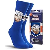 Major League Socks - NHL EDMONTON OILERS - Hockey Socks for Men & Women, Gift for Hockey Fans on All Occasions, Size 7-13