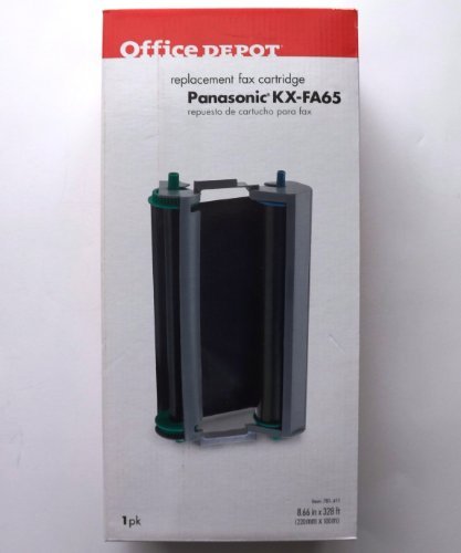 Office Depot 1020 (Panasonic KX-FA65) Black Thermal Fax Cartridge, 1020 by Office Depot