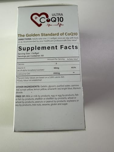 INNIOXV COQ10 200MG SOFTGELS – HIGH ABSORPTION COENZYME Q10 FOR HEART HEALTH, CELLULAR ENERGY & ANTIOXIDANT SUPPORT – 60 SOFTGELS