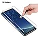 Alinsea Compatible for Screen Protector Samsung Galaxy S8 Tempered Glass [Full Adhesive] [Case Friendly] [3D Glass] [Bubble-Free] Tempered Glass Anti-Scratch Screen Protector
