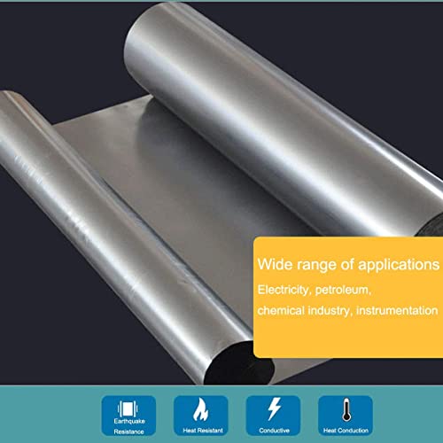 4-Pack Graphite Foil Gasket Sheets - 200x250mm 99% Pure Flexible Graphite For High Temp Sealing