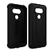 joylink Full-Body Rugged Hybrid Dual Layer Cell Phone Protective Cover for LG G5 2016 Release, Armor Defender Shockproof Dust Impact Resistant Bumper Case, Black