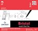 Canson Foundation Series Bristol Paper Pad, Heavyweight Paper for Pen, Smooth Finish, Fold Over, 100 Pound, 14 x 17 Inch, Bright White, 15 Sheets