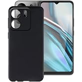 Jilivock Case for BLU View 5 Phone Case TPU Soft Silicone Cover, Shockproof Silicone Phone Case with Microfiber Lining（Black）