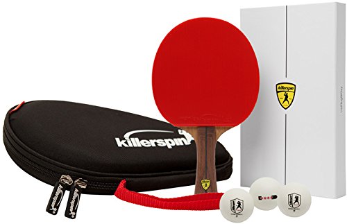 Killerspin Jet 800 Combo: Great Performing Paddle, Hard Racket Case and Three 4-Star Balls