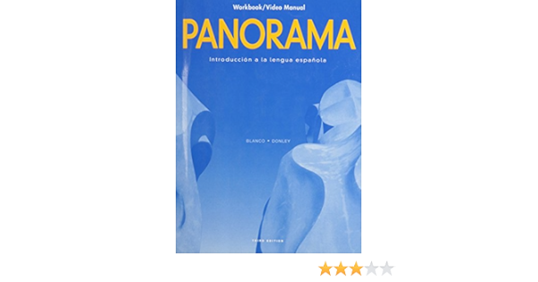 Panorama Introduccion A La Lengua Espanola Spanish Edition 9781600075957 Books Panorama Introduccion A La Lengua Espanola Spanish Edition 9781600075957 Books