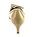 Beston GB80 Women's Pointed Toe Low Heels Bowknot Deco Pump