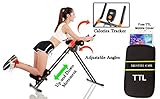 Ad Corp Ab Vertical 5 Minute Shaper Fitness Equipment Vertical Abdomen Abdominal Ab Abdomen Machine Ab Coaster Round Waist Trainer Power Plank