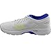 ASICS Women's Womens Gel-Kayano 24 Athletic Shoe, White/Blue Purple/Safety Yellow, 8 Medium US