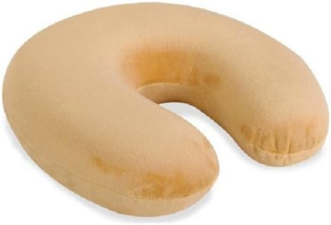Yougle Memory Foam Neck Pillow U-shape Headrest Car Flight Travel Soft Nursing Cushion Free Shipping (Camel Hair)