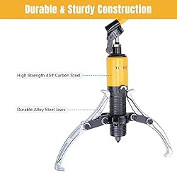 Yescom 3-Jaw Hydraulic Gear Puller Set Wheel
