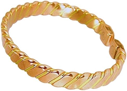 Womens Solid Copper Magnetic Bracelet Cass With Gift Box (6.75)